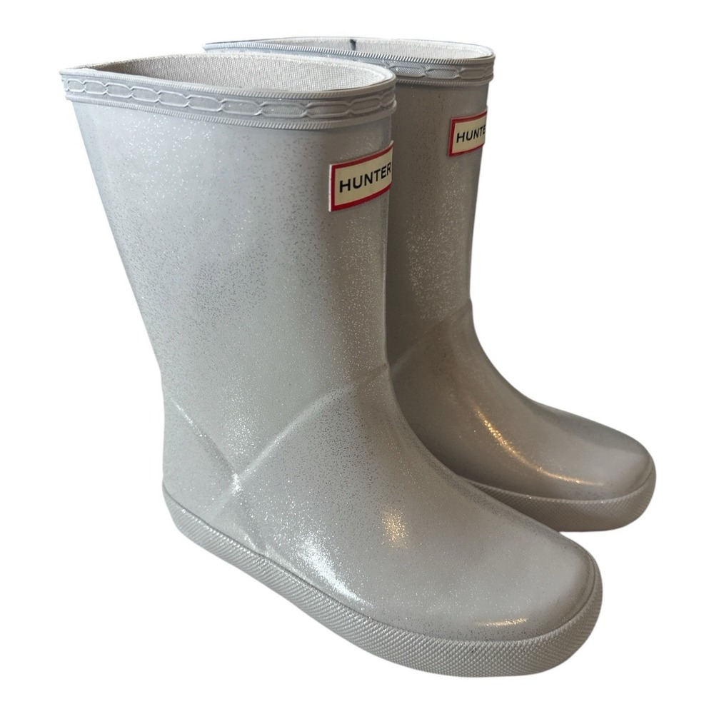 New Hunter Kids Size US 12 First Star cloud Waterproof Rain Boots Toddler
